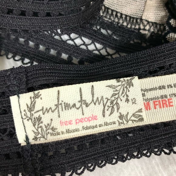 FREE PEOPLE Floral Lace Trims Alia Bralettee Bra - Picture 6 of 8